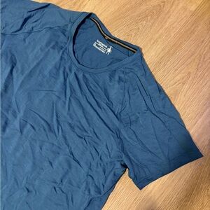 Smartwool Shirt Womens XL Teal Merino Sport 150 Short Sleeve Base Layer Tee